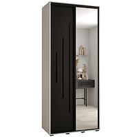 Schrank 45 Canaris 13 120 weiß/schwarz/schwarz