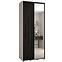 Schrank 45 Canaris 13 120 weiß/schwarz/schwarz