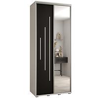Schrank 45 Canaris 13 120 weiß/schwarz/silver