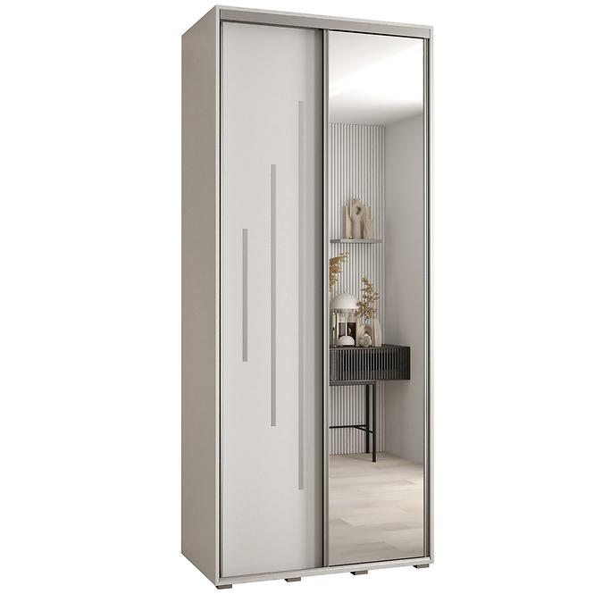 Schrank 45 Canaris 13 120 weiß/silver