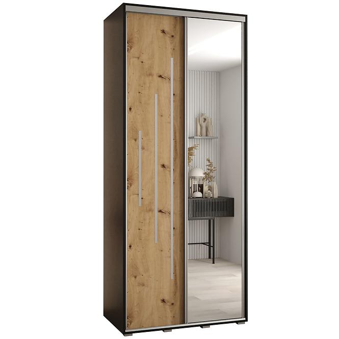 Schrank 45 Canaris 13 120 schwarz/artisan/silver