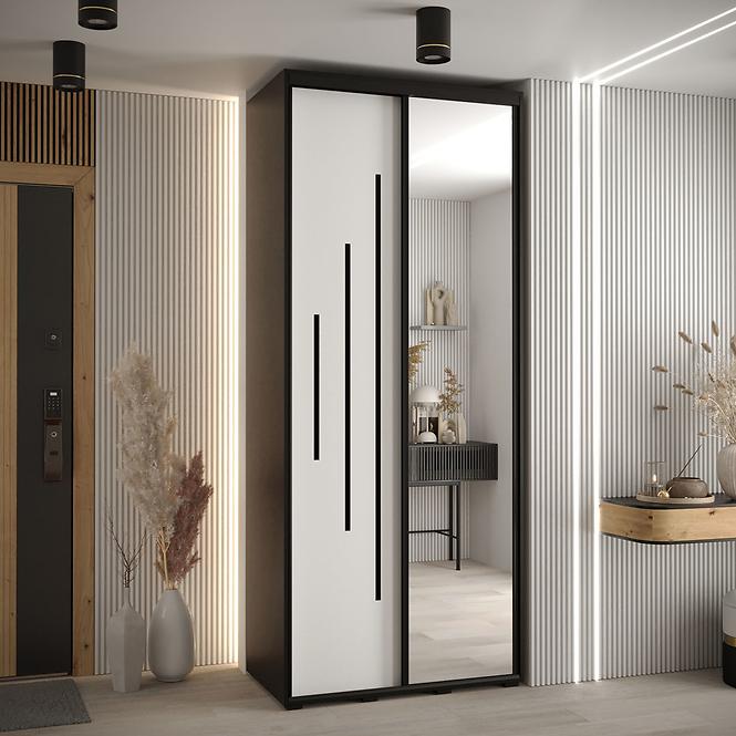Schrank 45 Canaris 13 120 schwarz/weiß/schwarz