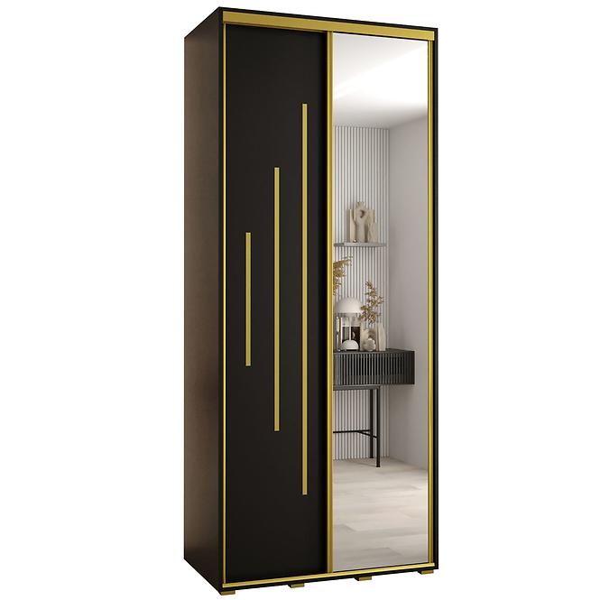 Schrank 45 Canaris 13 120 schwarz/gold