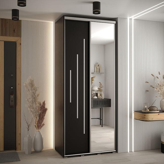 Schrank 45 Canaris 13 120 schwarz/silver