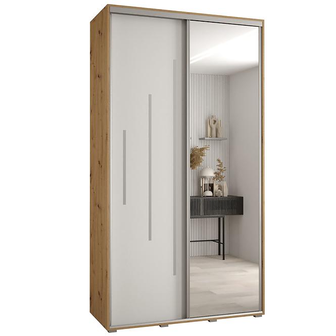Schrank 45 Canaris 13 130 artisan/weiß/silver