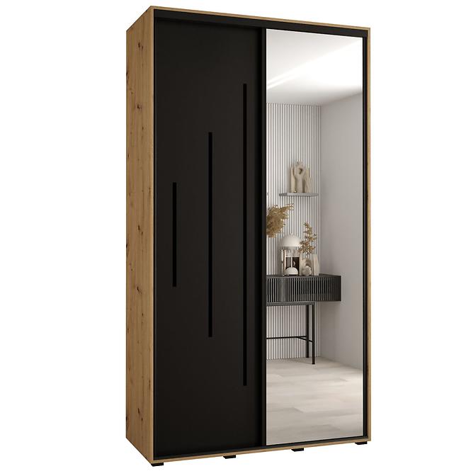 Schrank 45 Canaris 13 130 artisan/schwarz/schwarz