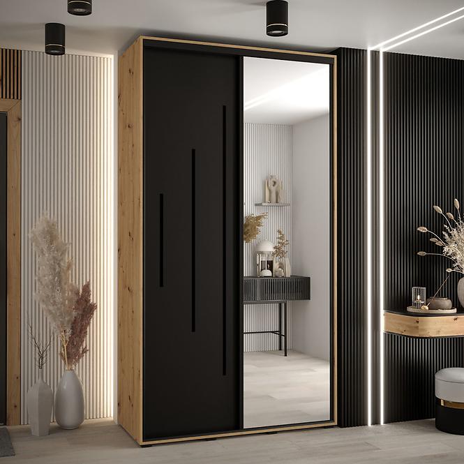 Schrank 45 Canaris 13 130 artisan/schwarz/schwarz