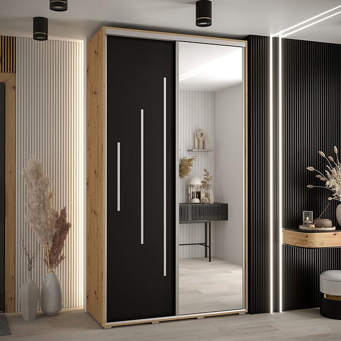 Schrank 45 Canaris 13 130 artisan/schwarz/silver