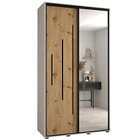 Schrank 45 Canaris 13 130 weiß/artisan/schwarz