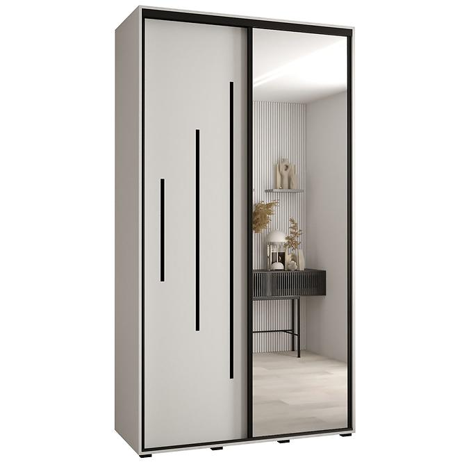Schrank 45 Canaris 13 130 weiß/schwarz