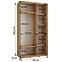 Schrank 45 Canaris 13 130 weiß/schwarz/schwarz,2