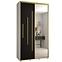 Schrank 45 Canaris 13 130 weiß/schwarz/gold