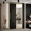 Schrank 45 Canaris 13 130 weiß/schwarz/gold,5