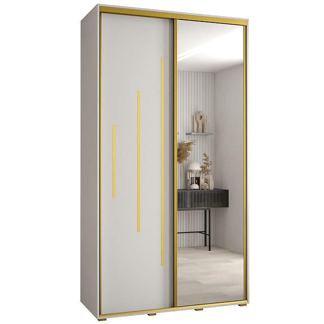 Schrank 45 Canaris 13 130 weiß/gold
