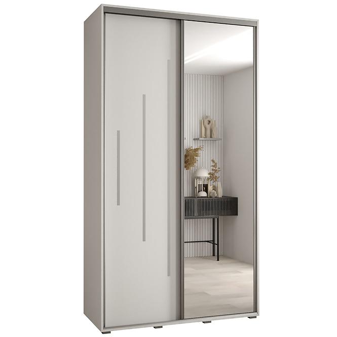 Schrank 45 Canaris 13 130 weiß/silver