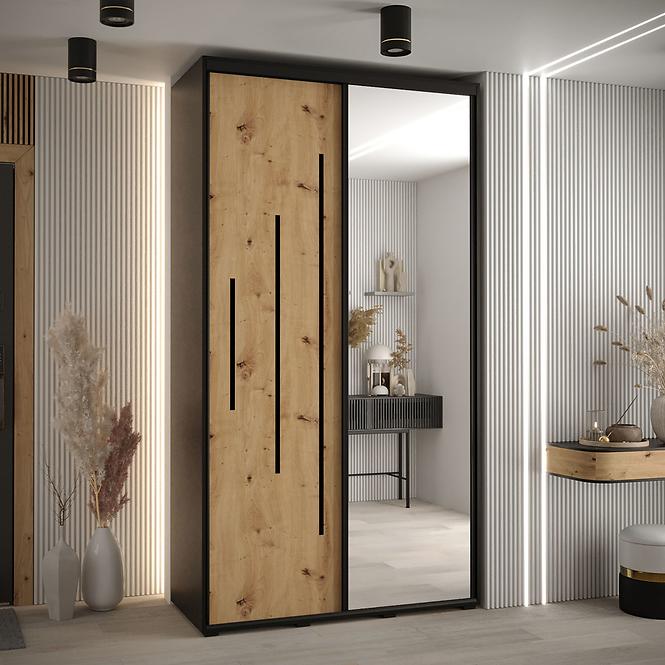 Schrank 45 Canaris 13 130 schwarz/artisan/schwarz