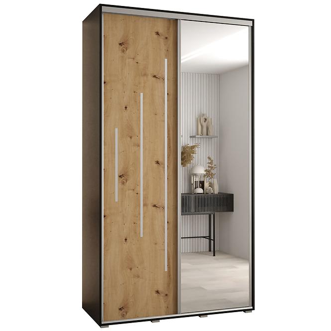 Schrank 45 Canaris 13 130 schwarz/artisan/silver