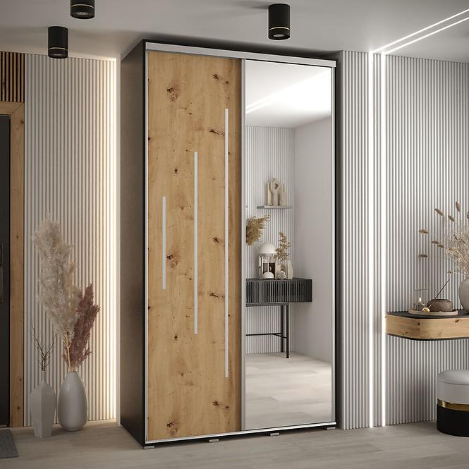 Schrank 45 Canaris 13 130 schwarz/artisan/silver