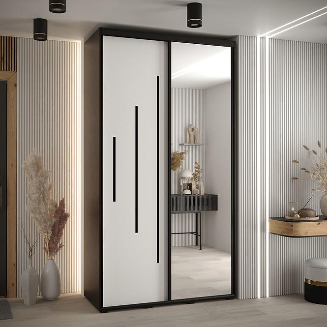Schrank 45 Canaris 13 130 schwarz/weiß/schwarz