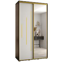 Schrank 45 Canaris 13 130 schwarz/weiß/gold