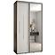 Schrank 45 Canaris 13 130 schwarz/weiß/silver