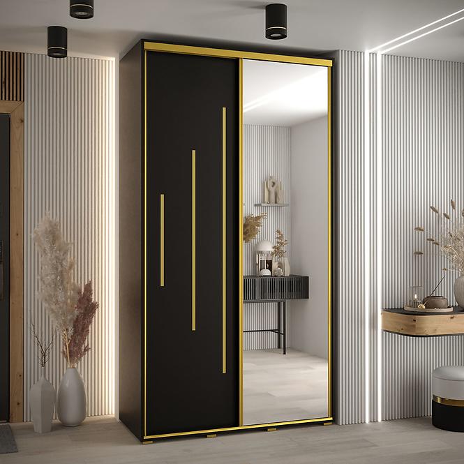 Schrank 45 Canaris 13 130 schwarz/gold