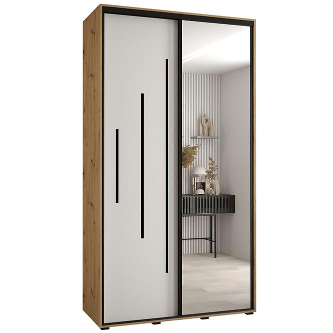 Schrank 45 Canaris 13 140 artisan/weiß/schwarz