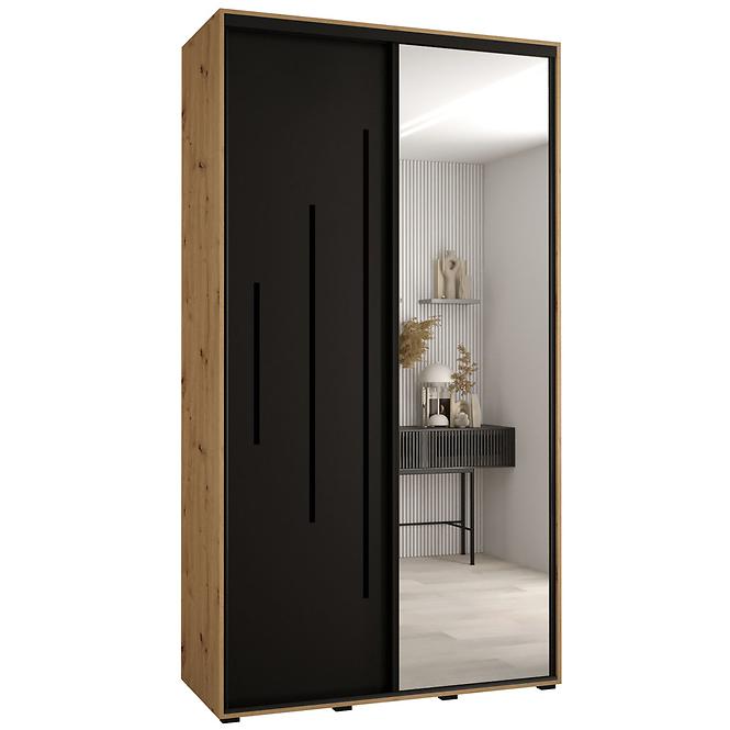 Schrank 45 Canaris 13 140 artisan/schwarz/schwarz
