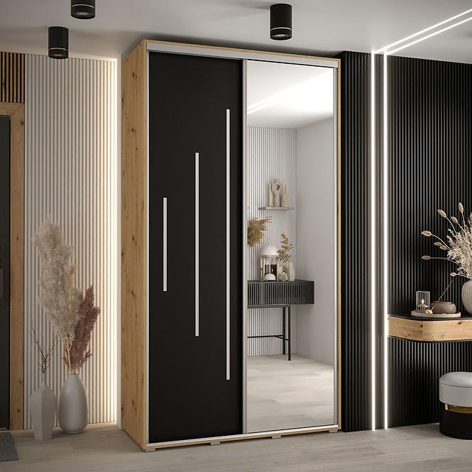 Schrank 45 Canaris 13 140 artisan/schwarz/silver
