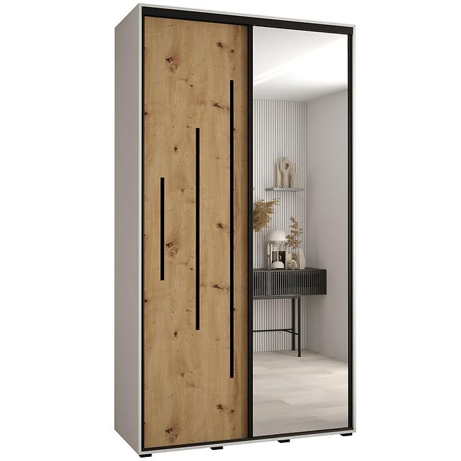 Schrank 45 Canaris 13 140 weiß/artisan/schwarz