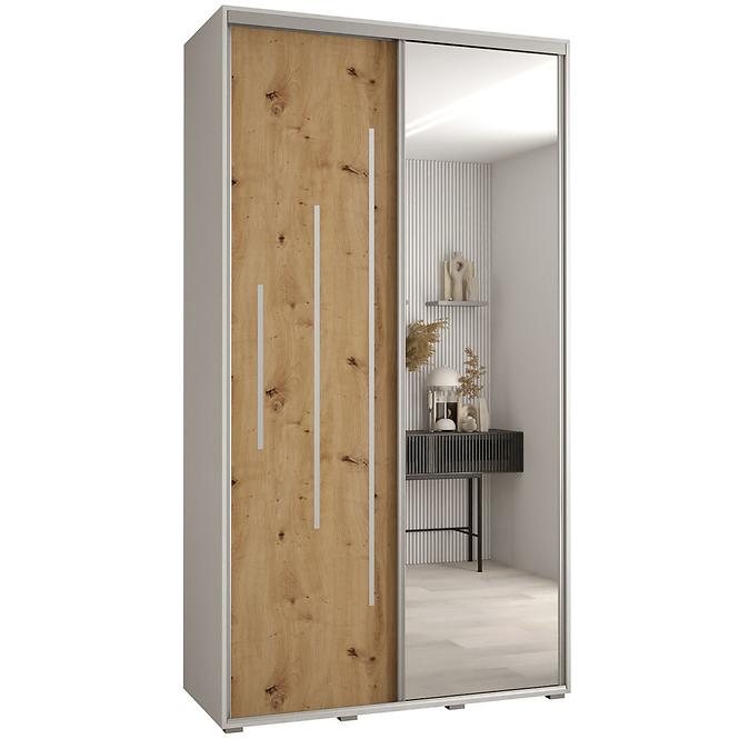 Schrank 45 Canaris 13 140 weiß/artisan/silver