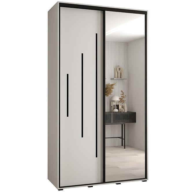 Schrank 45 Canaris 13 140 weiß/schwarz