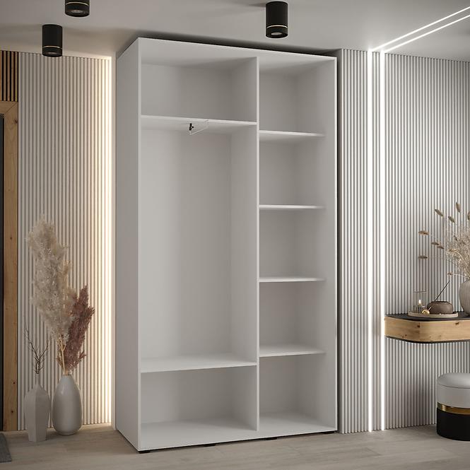 Schrank 45 Canaris 13 140 weiß/schwarz