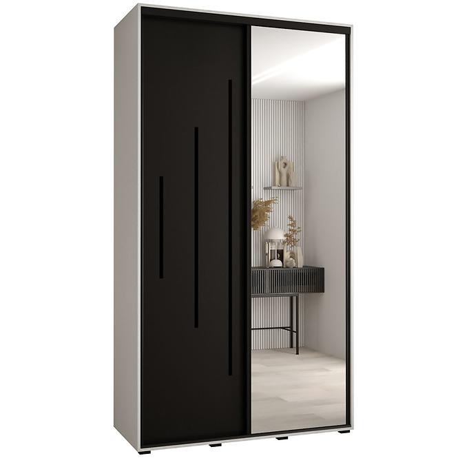 Schrank 45 Canaris 13 140 weiß/schwarz/schwarz