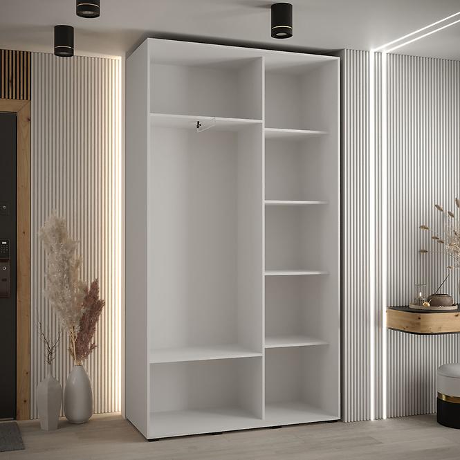 Schrank 45 Canaris 13 140 weiß/schwarz/schwarz