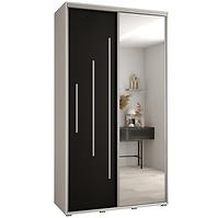 Schrank 45 Canaris 13 140 weiß/schwarz/silver