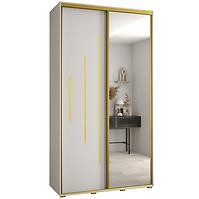 Schrank 45 Canaris 13 140 weiß/gold