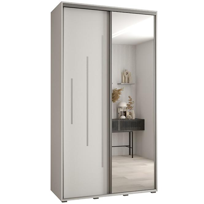 Schrank 45 Canaris 13 140 weiß/silver