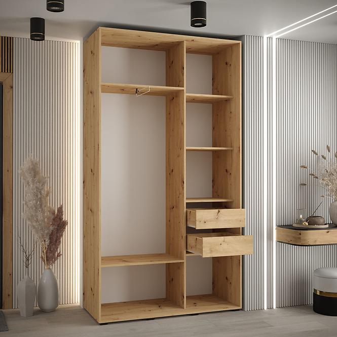 Schrank 45 Canaris 13 140 schwarz/artisan/schwarz