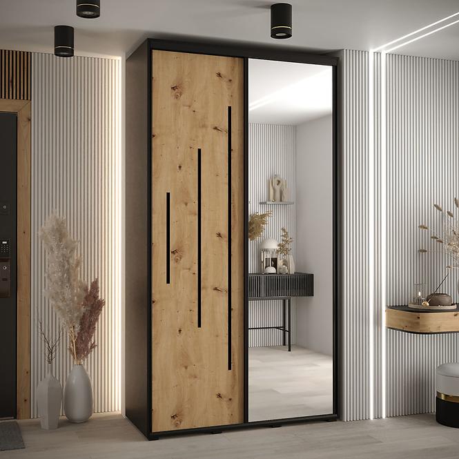 Schrank 45 Canaris 13 140 schwarz/artisan/schwarz