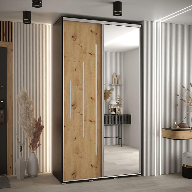Schrank 45 Canaris 13 140 schwarz/artisan/silver