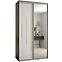 Schrank 45 Canaris 13 140 schwarz/weiß/silver