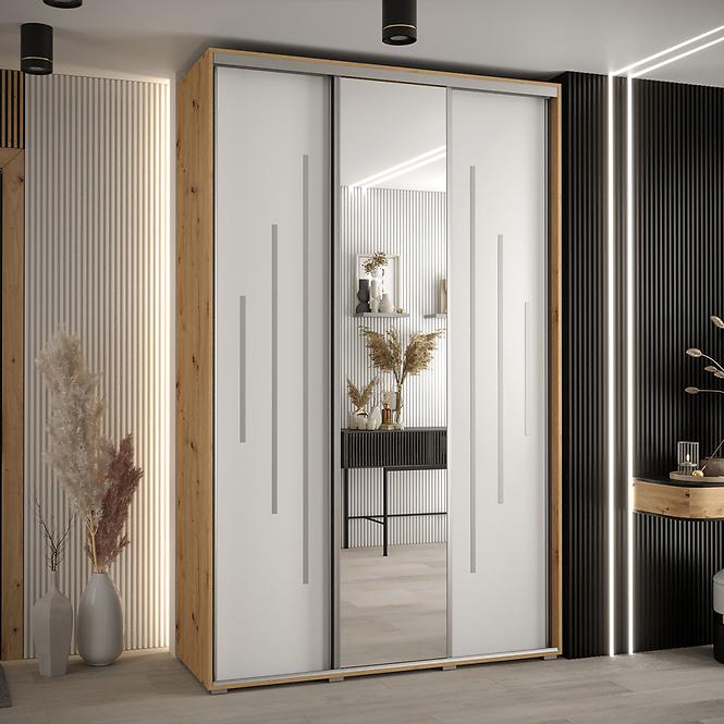 Schrank 45 Canaris 13 150 artisan/weiß/silver