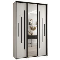 Schrank 45 Canaris 13 150 weiß/schwarz