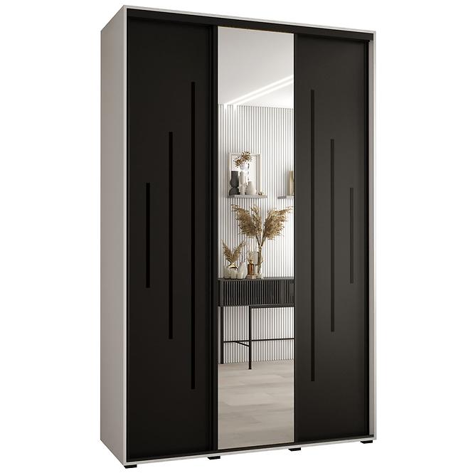 Schrank 45 Canaris 13 150 weiß/schwarz/schwarz