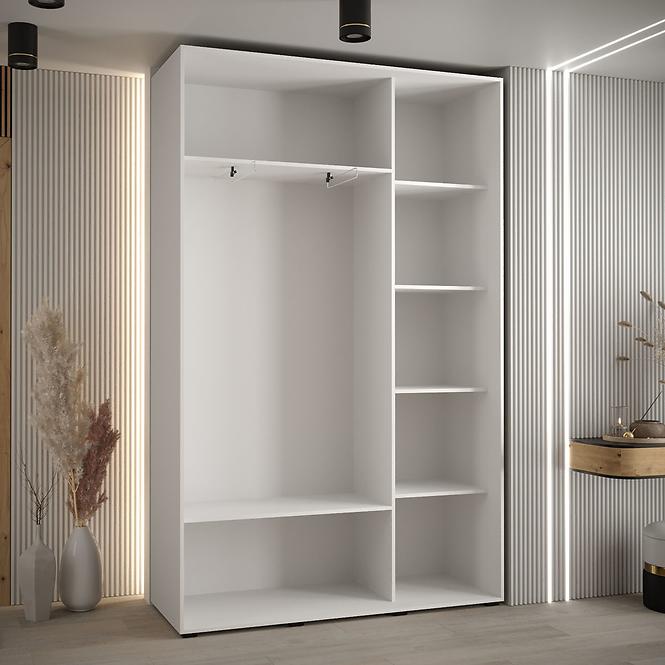 Schrank 45 Canaris 13 150 weiß/schwarz/schwarz