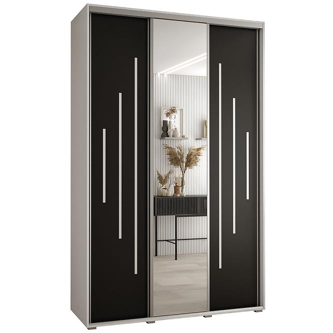 Schrank 45 Canaris 13 150 weiß/schwarz/silver