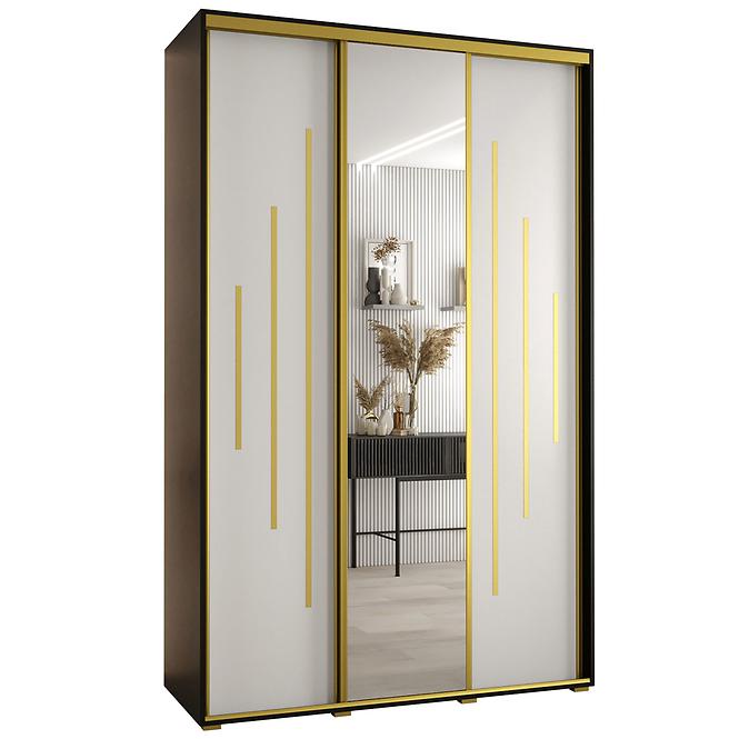 Schrank 45 Canaris 13 150 schwarz/weiß/gold