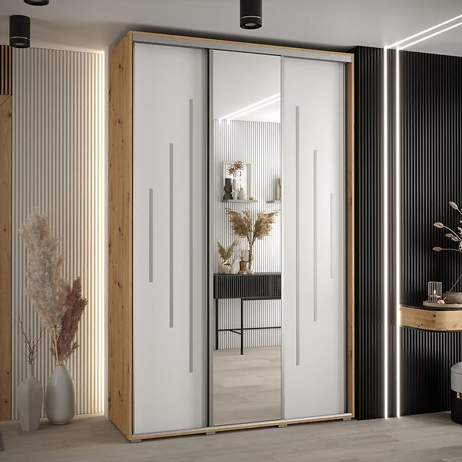 Schrank 45 Canaris 13 160 artisan/weiß/silver