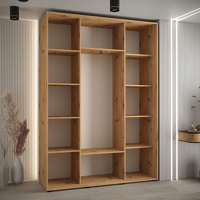 Schrank 45 Canaris 13 160 artisan/schwarz/silver